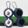 2-pack Golf Silicone Double-ball Protection Sleeves - Dark Blue
