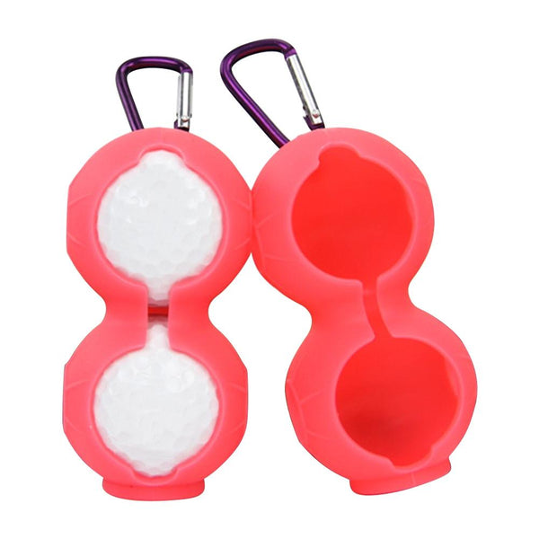 2-pack Golf Silicone Double-ball Protection Sleeves - Pink Does Not Apply