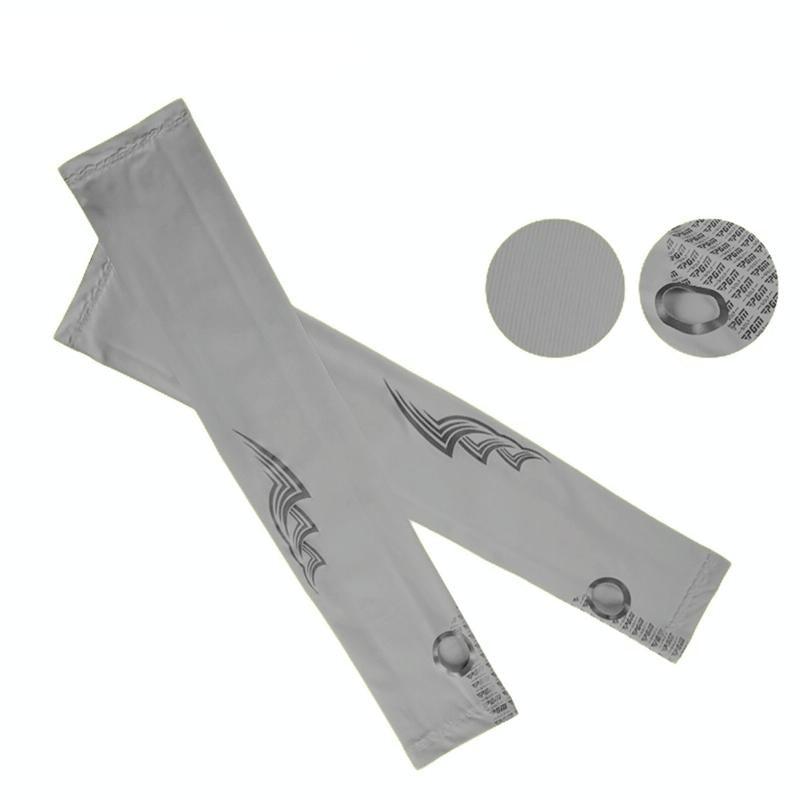 Breathable Golf Sunscreen Sleeve - Fluorescent Green - Grey Does Not Apply