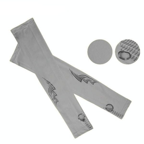 Breathable Golf Sunscreen Sleeve - Fluorescent Green - Grey Does Not Apply