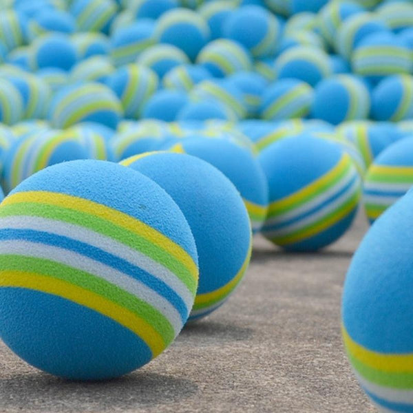 10-pack Blue Sponge Golf Practice Balls for Indoor Does Not Apply