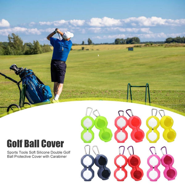 2-pack Golf Silicone Double-ball Protection Sleeves - Red Does Not Apply