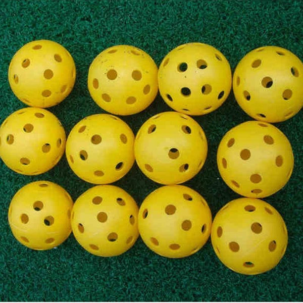10-piece Indoor Golf Exercise Hollow Balls - Available - Yellow Does Not Apply