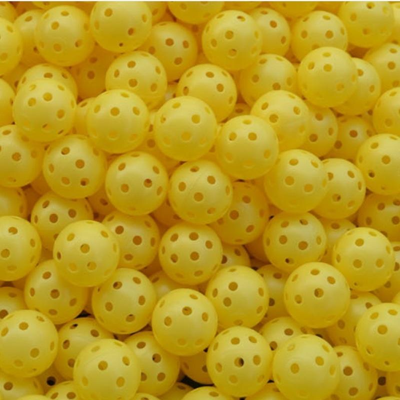 10-piece Indoor Golf Exercise Hollow Balls - Available - Yellow Does Not Apply