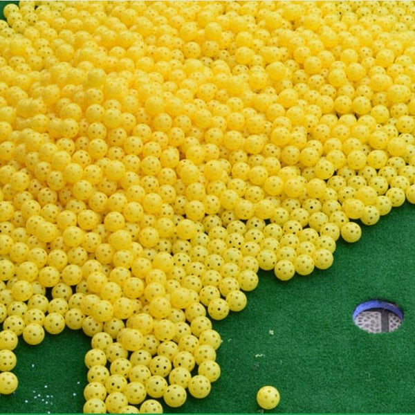 10-piece Indoor Golf Exercise Hollow Balls - Available - Yellow Does Not Apply