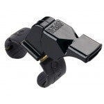 Fox 40 Classic Fingergrip Whistle Sports Referee Safety Football Soccer - Black Awezingly