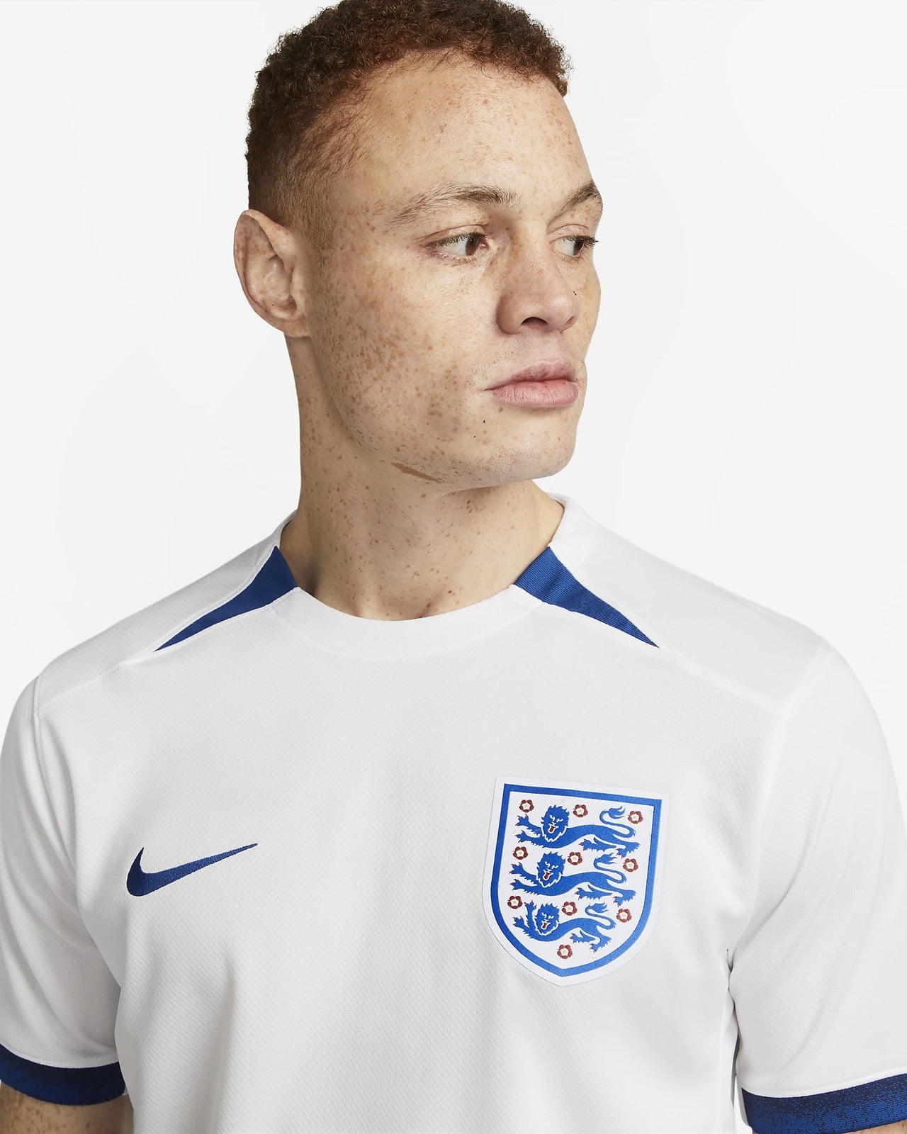 Nike Mens England National 2023 Stadium Home Dri-FIT Soccer Football Jersey Top - XL Unique
