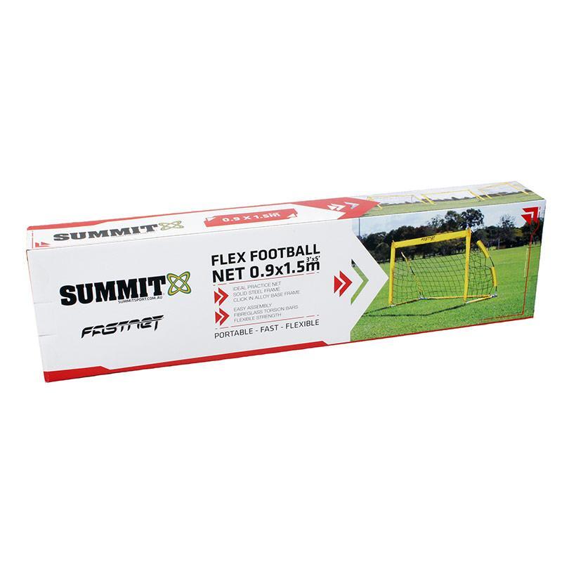Summit Pop Up Fastnet Soccer Goal Futsal Football Portable Flexible (1.5m x 0.9m) Unique