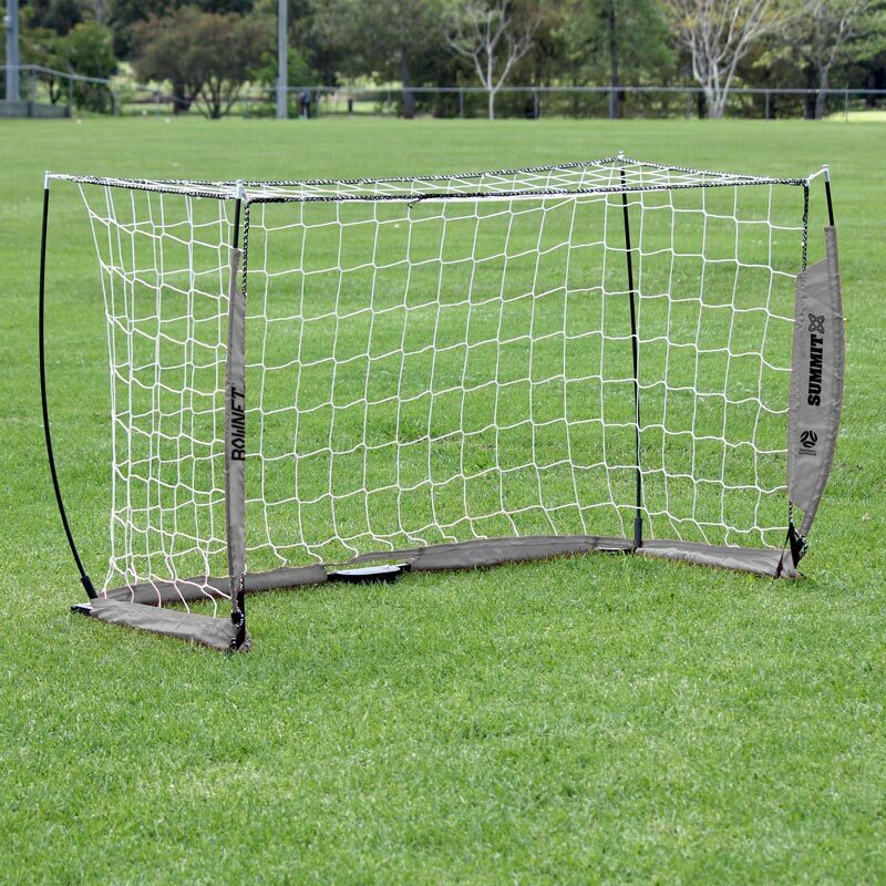Summit FFA Endorsed 2m x 1m FUTSAL Bownet Goal Fast Net Pop Up Awezingly