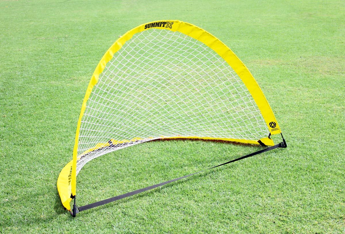 Summit Pop Up Teardrop Advance FFA Half Dome Training Football Soccer Goal 2mx1m Unique