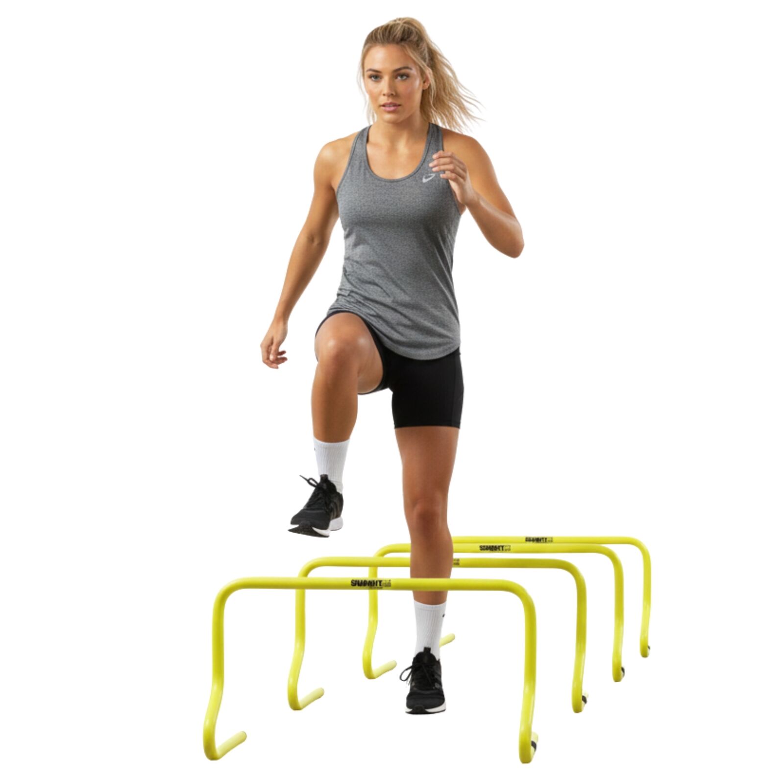1 Pack of 4 Agility Training Hurdles Sport Socer Football Speed - 30cm Height Awezingly