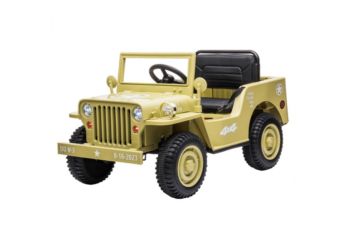 Go Skitz Major 12V Electric Ride On - Khaki Does Not Apply