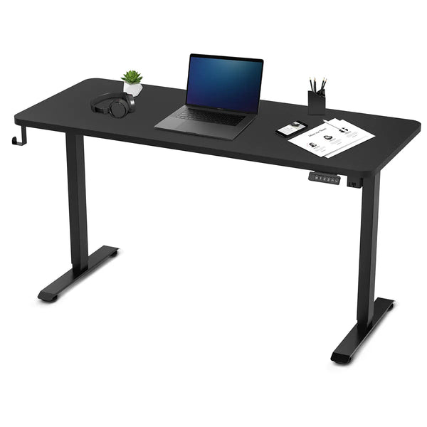 Lifespan Fitness ErgoDesk Electric Standing Desk 140cm (Black/Black) Awezingly