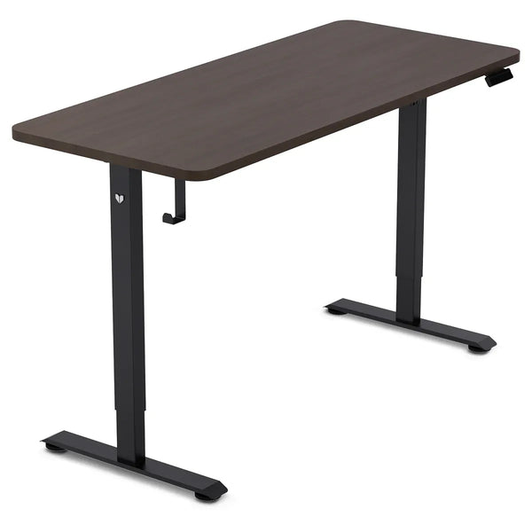Lifespan Fitness ErgoDesk Electric Standing Desk 140cm (Walnut/Black) Awezingly