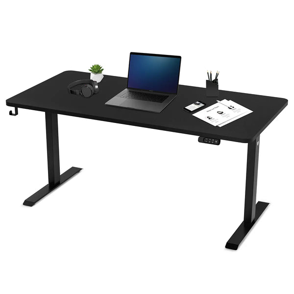 Lifespan Fitness ErgoDesk Electric Standing Desk 160cm (Black/Black) Awezingly