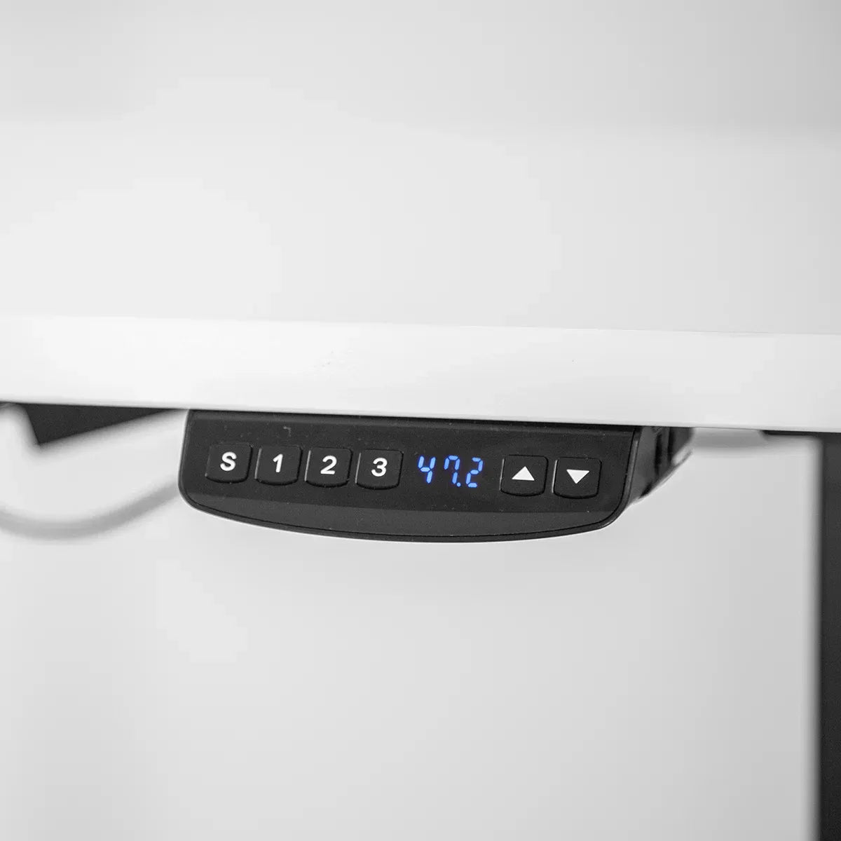 Lifespan Fitness ErgoDesk AUTO Series Automatic Standing Desk 150cm in White & Black Awezingly