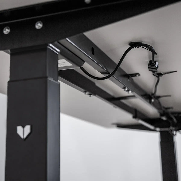 Lifespan Fitness ErgoDesk AUTO Series Automatic Standing Desk 150cm in White & Black Awezingly