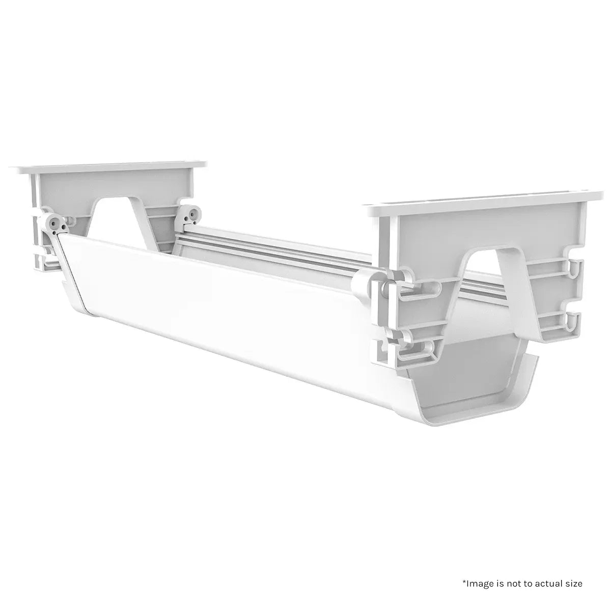Lifespan Fitness ErgoDesk Automatic Standing Desk 1500mm (White) + Cable Management Tray Awezingly