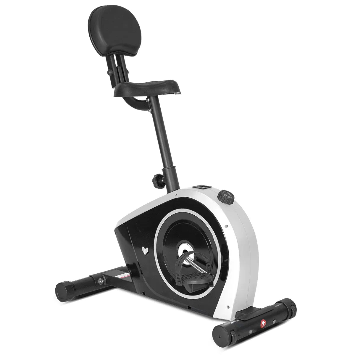 Lifespan Fitness Cyclestation 3 Exercise Bike with ErgoDesk Automatic Standing Desk 150cm in White/Black Awezingly