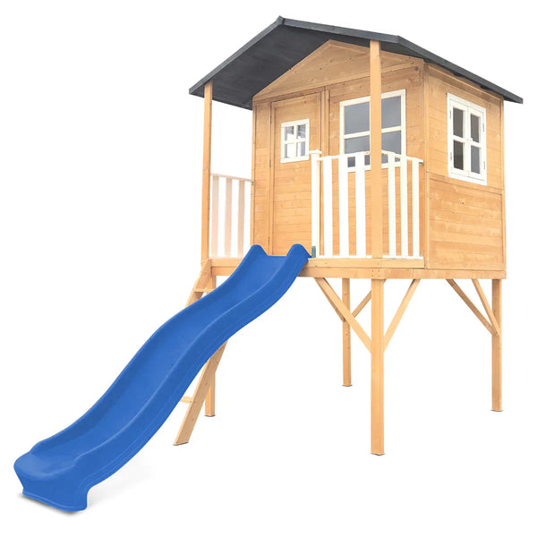 Lifespan Kids Burleigh Cubby House with 2.2m Slide (Blue) Awezingly