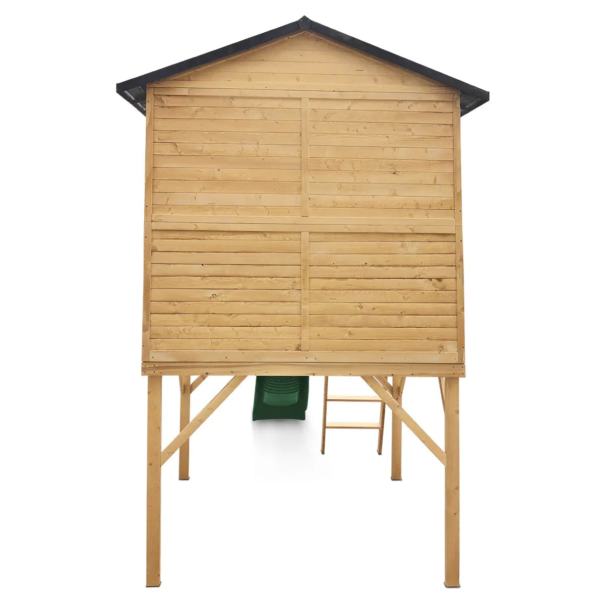 Lifespan Kids Burleigh Cubby House with 2.2m Slide (Green) Awezingly