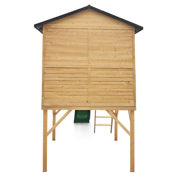 Lifespan Kids Burleigh Cubby House with 2.2m Slide (Green) Awezingly