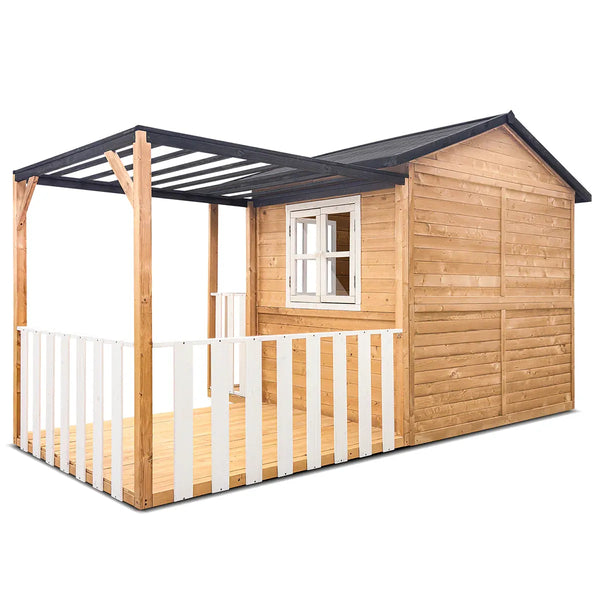 Lifespan Kids Burleigh Cubby House with Pergola Awezingly