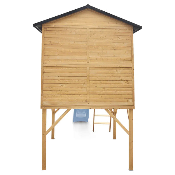 Lifespan Kids Burleigh Cubby House with 2.2m Slide (Pastel Blue) Awezingly