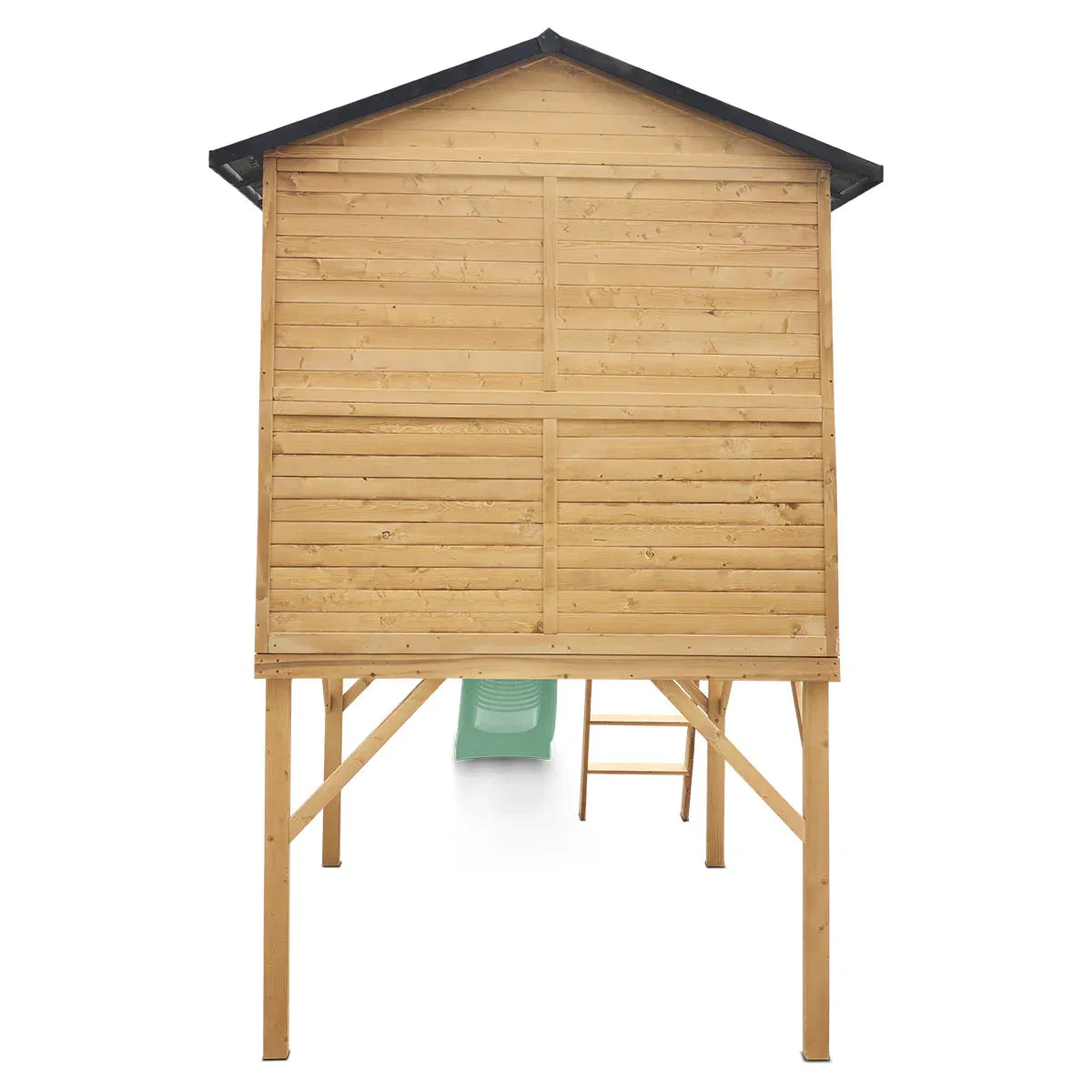 Lifespan Kids Burleigh Cubby House with 2.2m Slide (Pastel Green) Awezingly