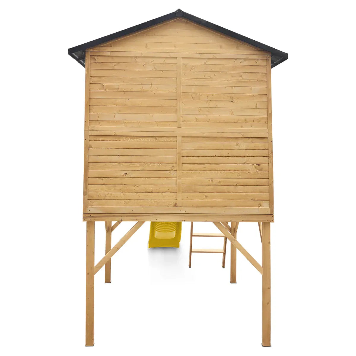 Lifespan Kids Burleigh Cubby House with 2.2m Slide (Yellow) Awezingly