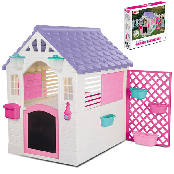 Lifespan Kids Garden Playhouse with Pink Fence Awezingly