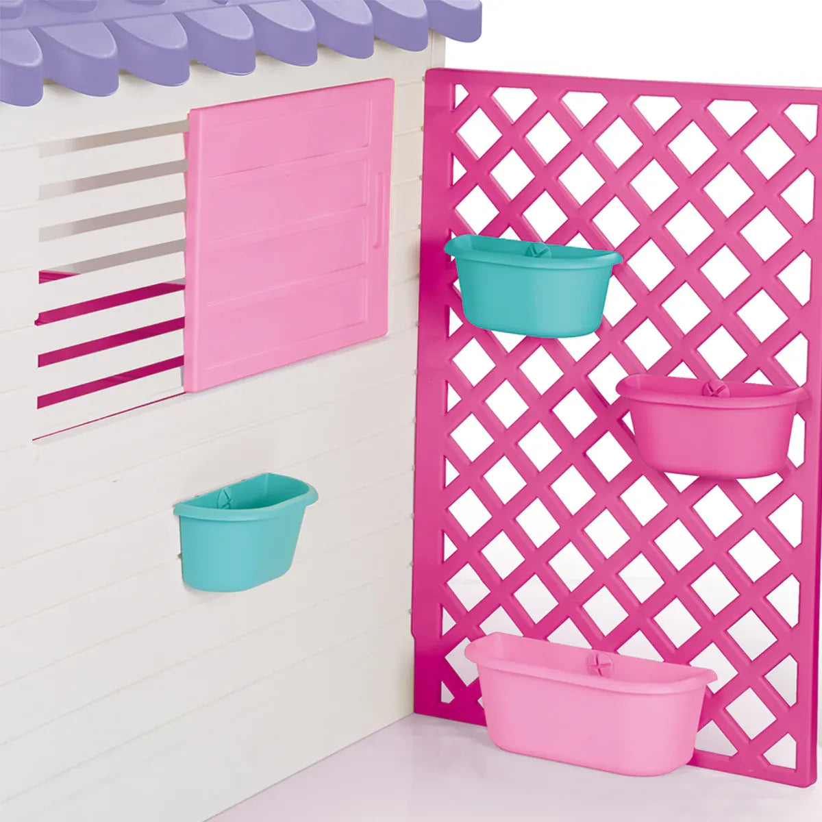 Lifespan Kids Garden Playhouse with Pink Fence Awezingly