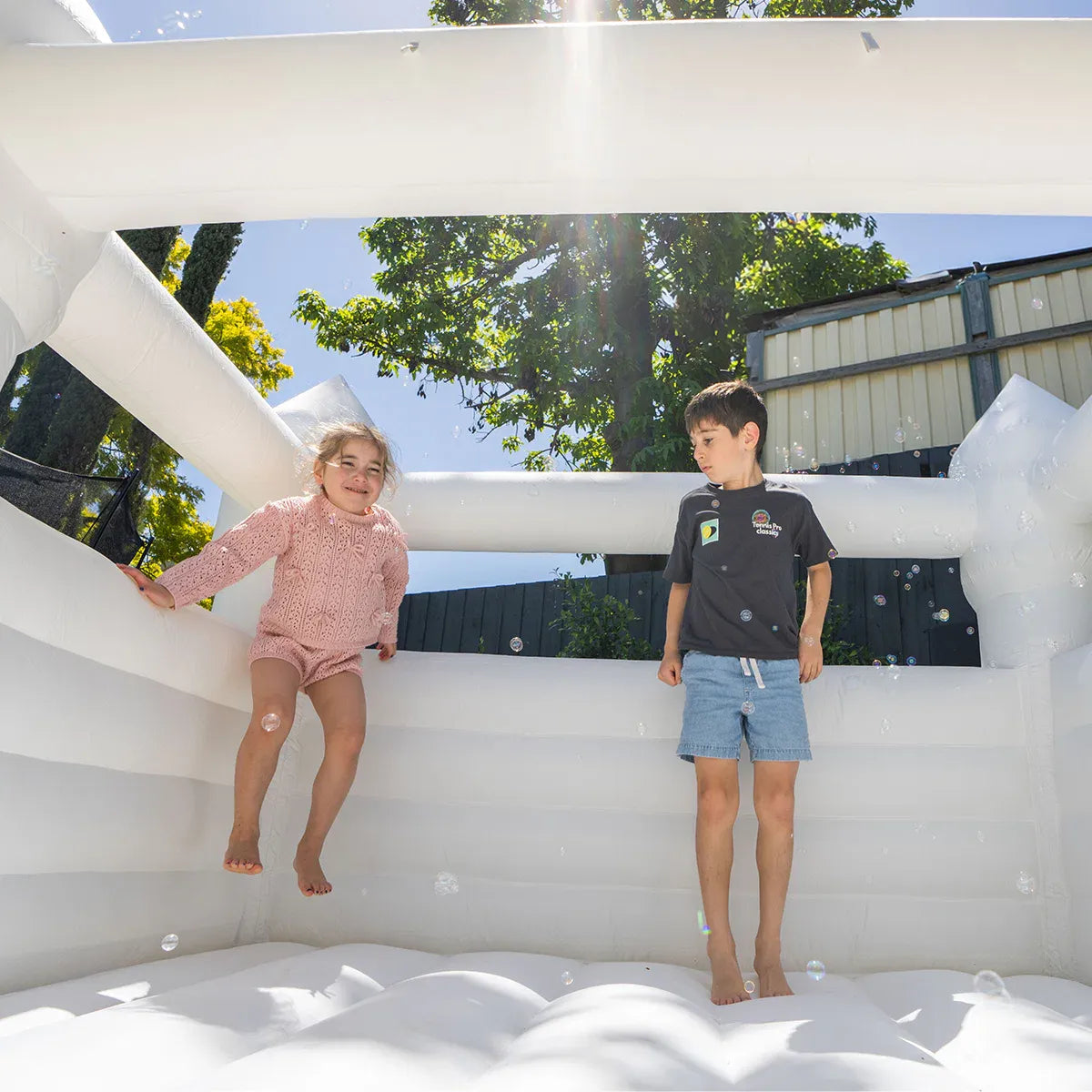 Lifespan Kids Palace Jumping Castle - White Awezingly