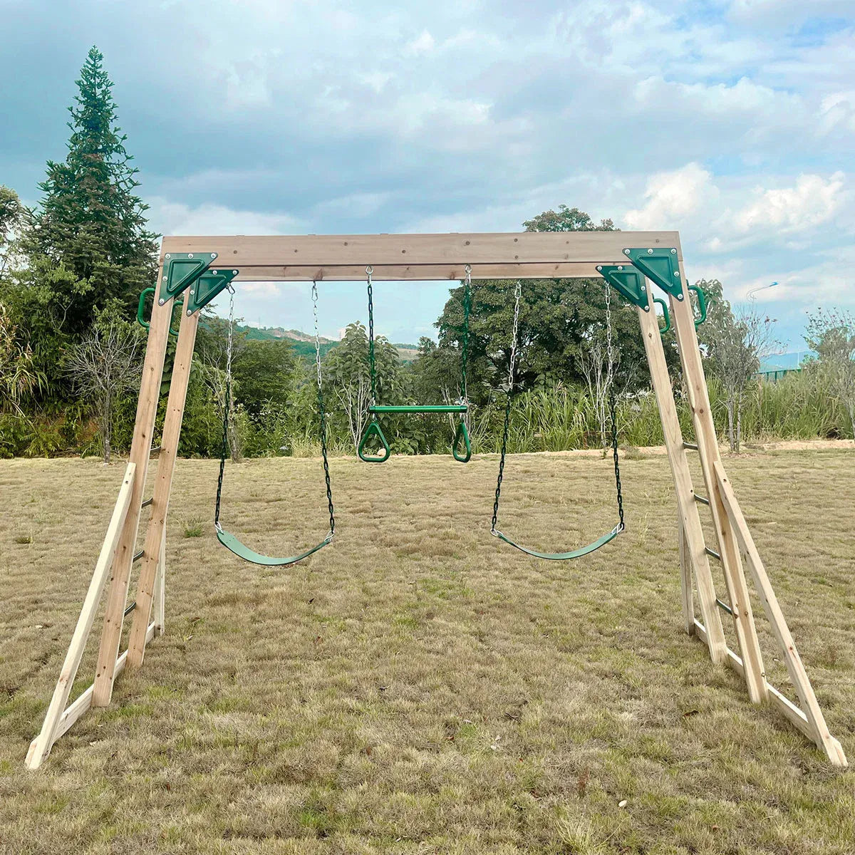 Lifespan Kids Daintree 2-in-1 Monkey Bars & Swing Set Awezingly