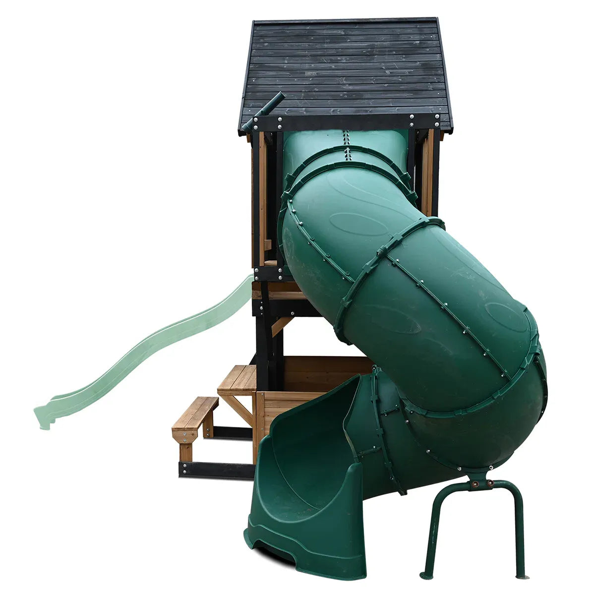 Lifespan Kids Claremont Swing Set & Play Centre with 2.2m Slide (Pastel Green) Awezingly