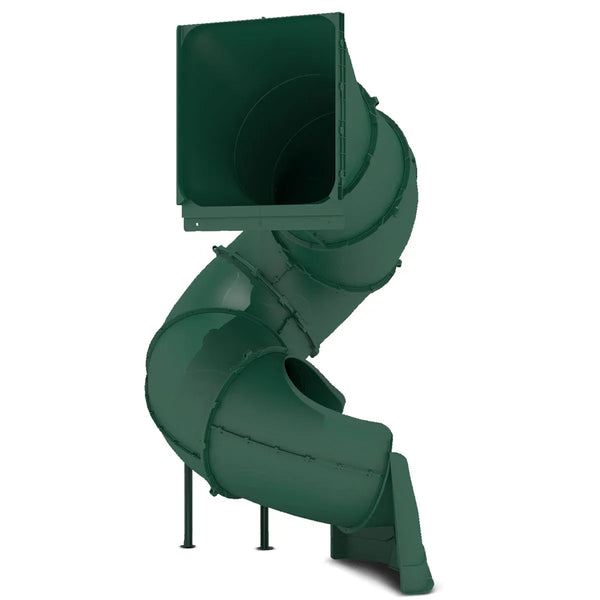 Lifespan Kids Spiral Tube Slide - Green Awezingly
