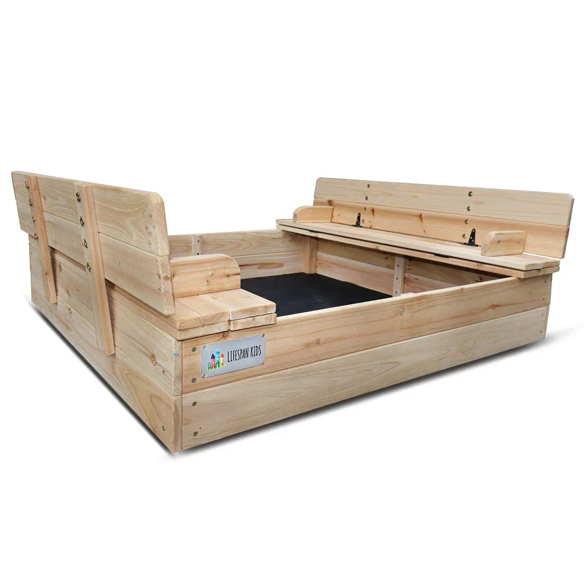 Lifespan Kids Strongbox 2 Square Sandpit Awezingly