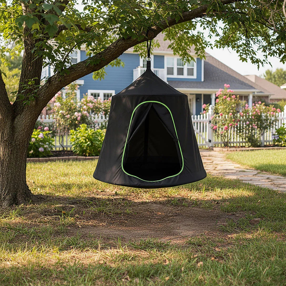 Lifespan Kids Comfy Cocoon Freestanding Nest Swing Awezingly