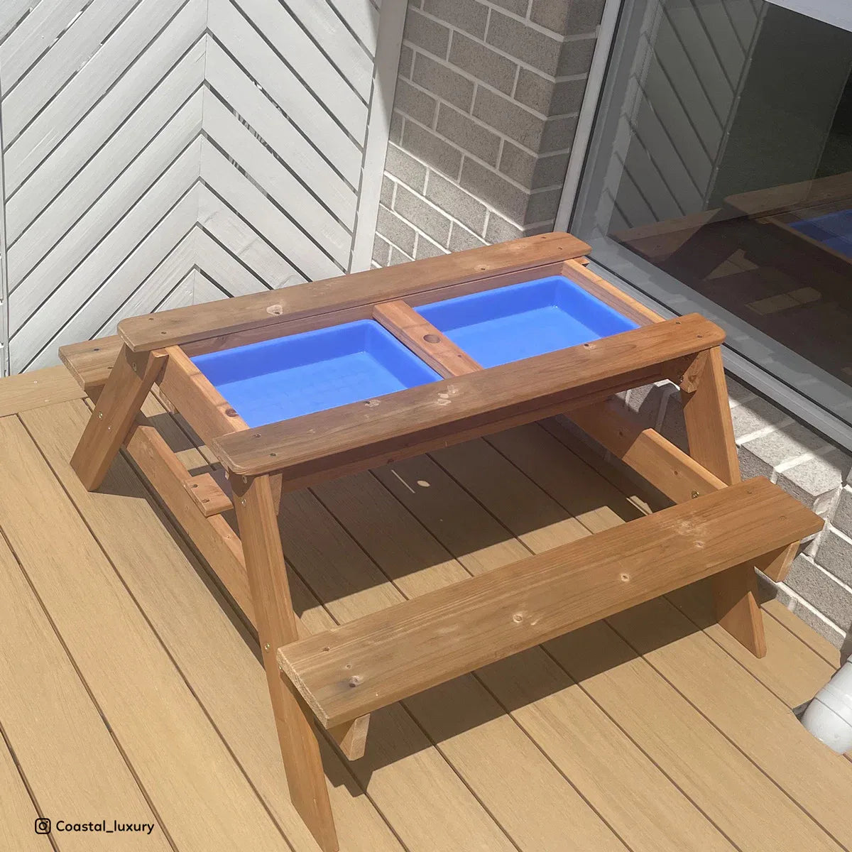 Lifespan Kids Sunrise Sand & Water Table with Umbrella Awezingly
