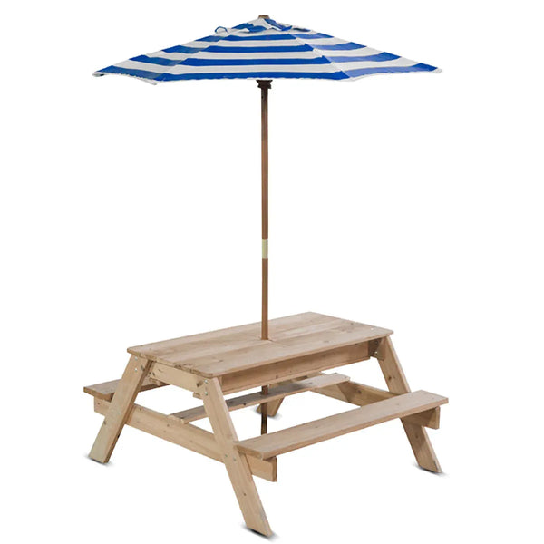 Lifespan Kids Sunrise Sand & Water Table with Umbrella Awezingly