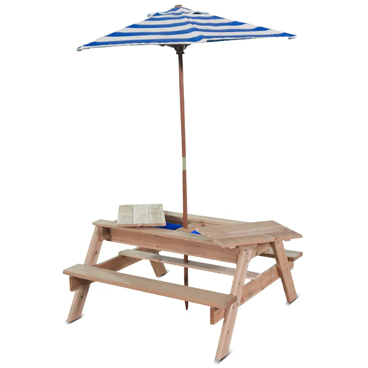 Lifespan Kids Sunrise Sand & Water Table with Umbrella Awezingly