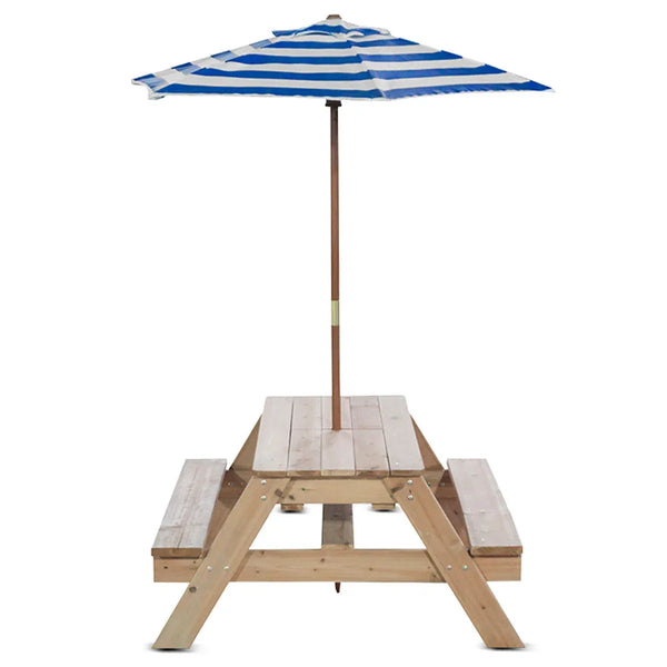 Lifespan Kids Sunrise Sand & Water Table with Umbrella Awezingly
