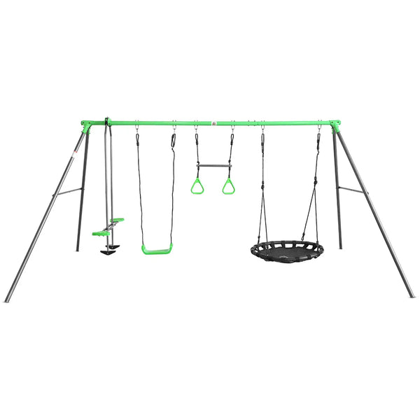 Lifespan Kids Lynx 4 Station Swing Set Awezingly