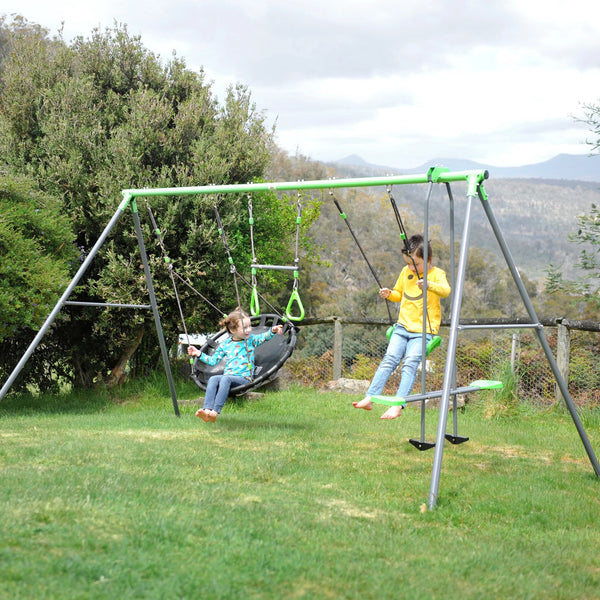 Lifespan Kids Lynx 4 Station Swing Set Awezingly