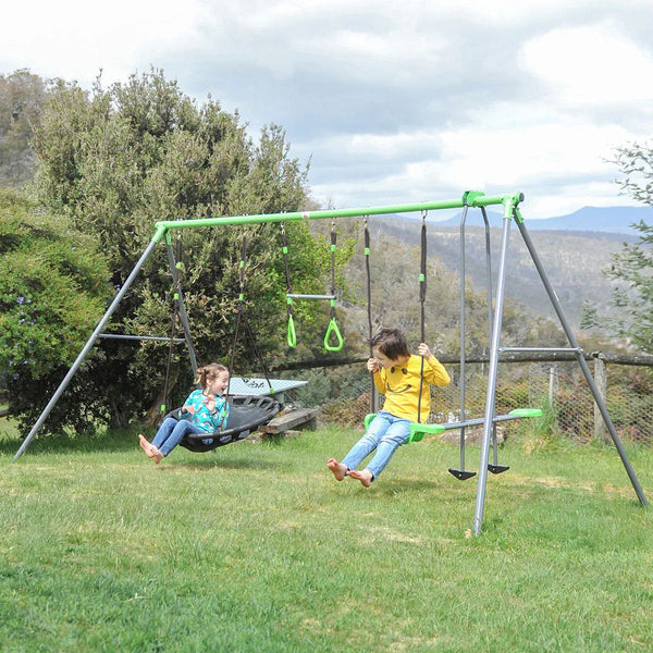Lifespan Kids Lynx 4 Station Swing Set Awezingly