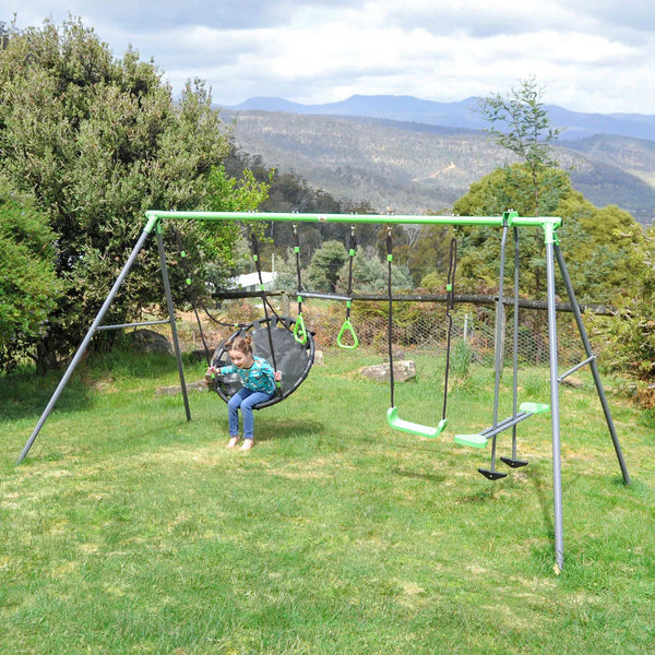 Lifespan Kids Lynx 4 Station Swing Set Awezingly