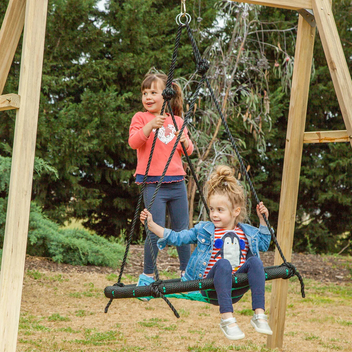 Lifespan Kids Oakley Swing Set with 1.2m Spidey Web Swing Awezingly