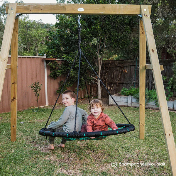 Lifespan Kids Oakley Swing Set with 1.2m Spidey Web Swing Awezingly