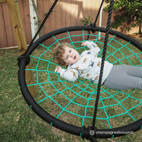 Lifespan Kids Oakley Swing Set with 1.2m Spidey Web Swing Awezingly