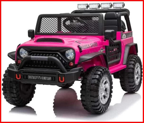 Jeep Off Road Inspired Ride On Car Kids Fairyland Adventure – Pink Does Not Apply